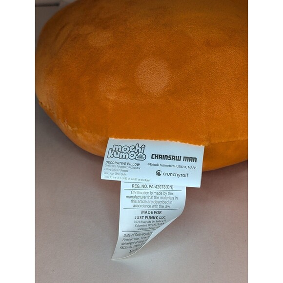 Original 8" Chainsaw Man Pochita Squish Plush Toys Soft Stuffed Doll Kids Gifts - Picture 6 of 6